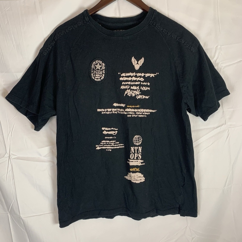 Parish Nation For The People Embroidered Mens‎ XL Short Sleeve T Shirt